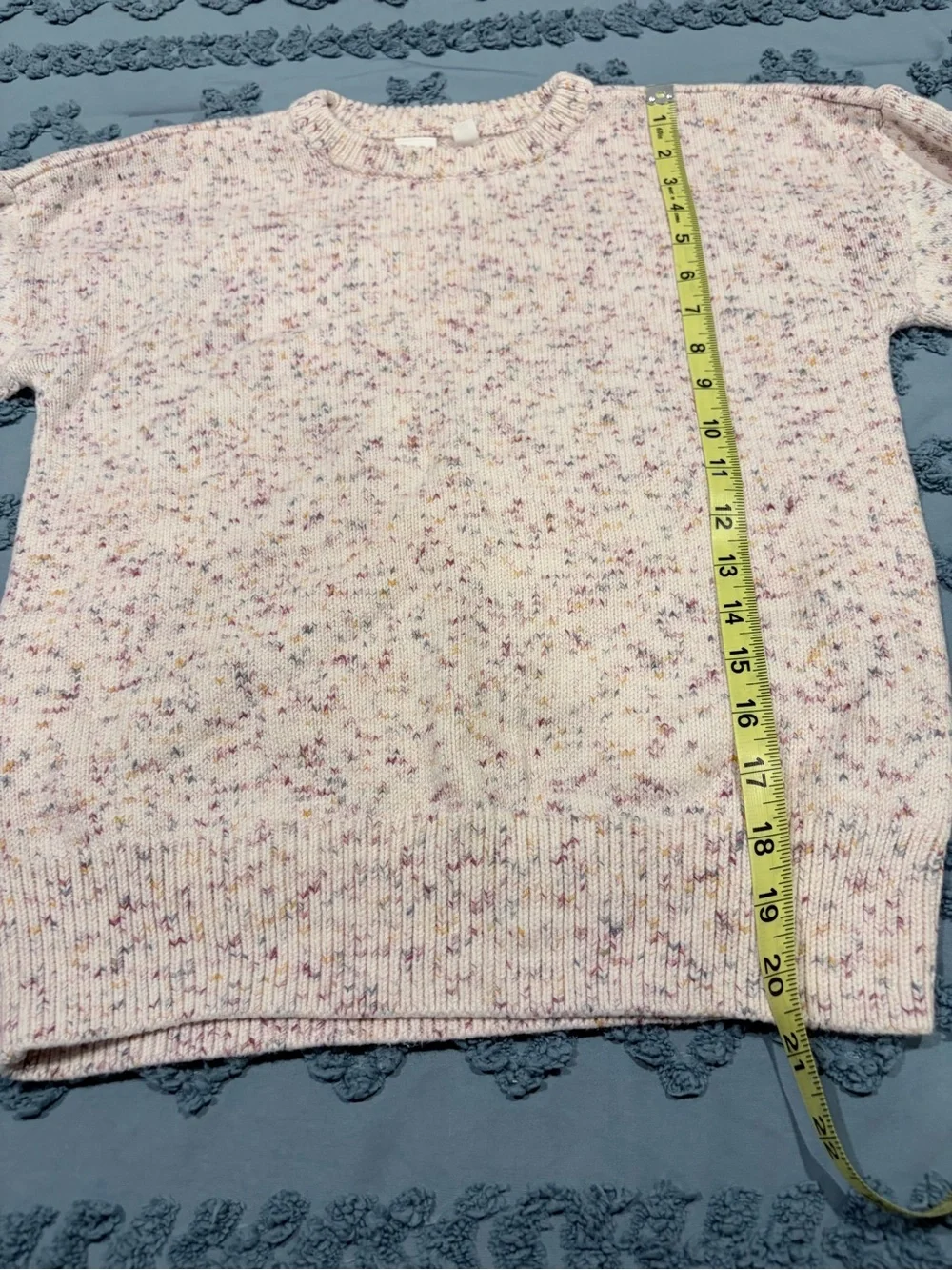 GAP Cream Speckled Crewneck Sweater